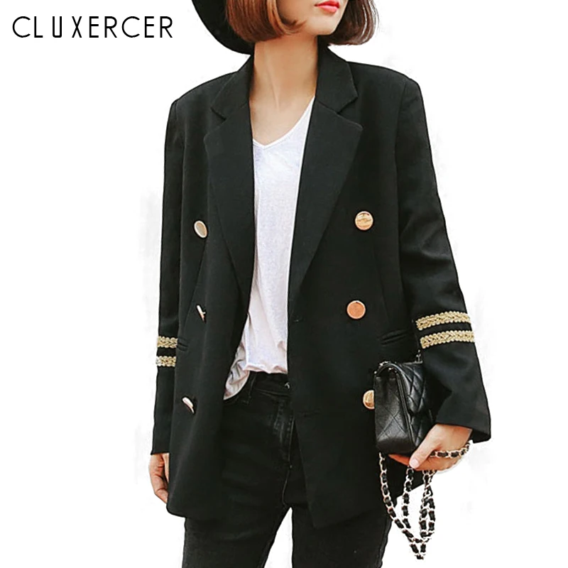 Женский блейзер 2020 длинные женские блейзеры и куртки двубортный женский костюм в