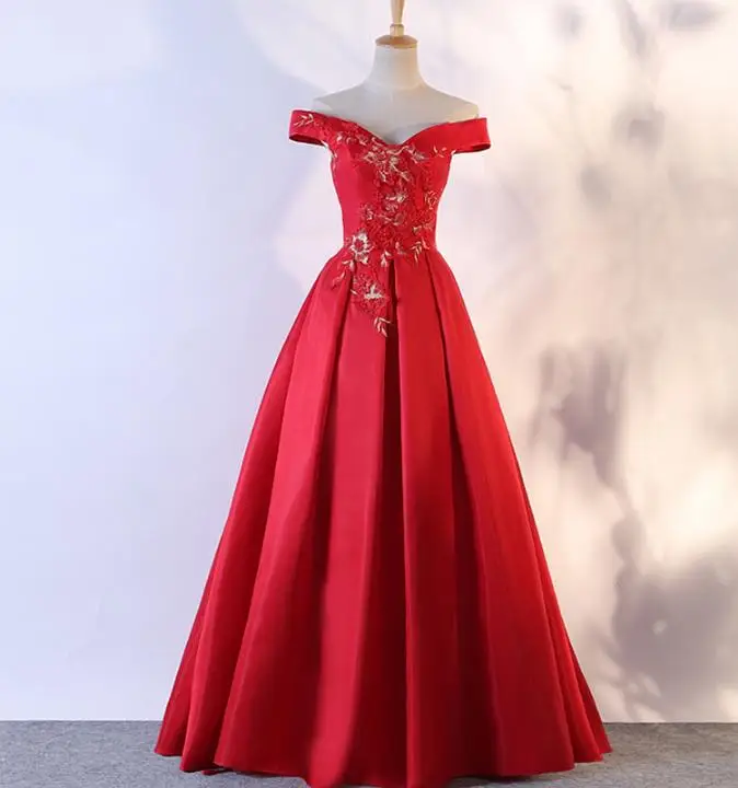 VENSANAC Sweetheart Lace Embroidery A Line Long Evening Dresses 2018 Elegant Short Sleeve Backless Party Prom Gowns | Свадьбы и