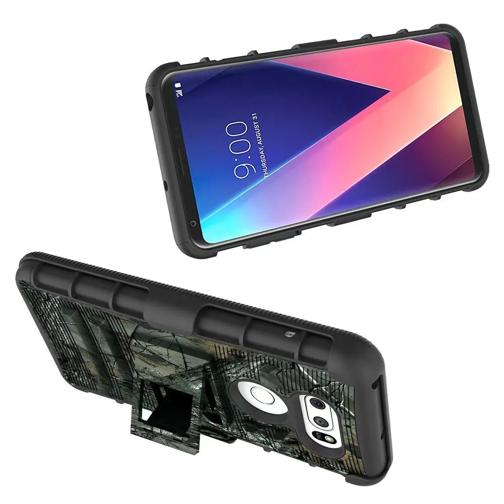 Чехол effelon для LG V30 6 0 дюйма гибридный сверхмощный 3 в 1 военный камуфляжный жесткий