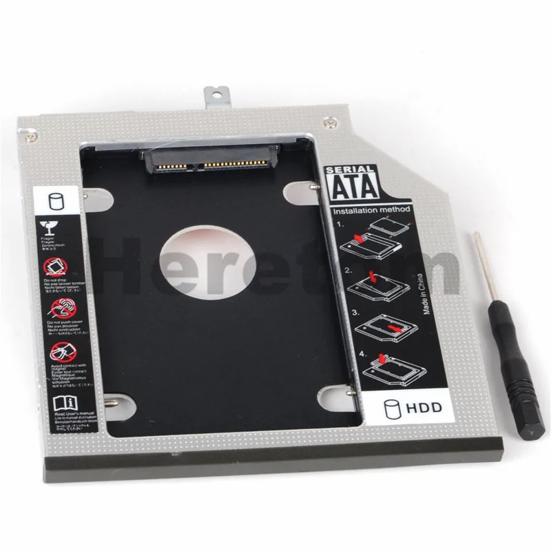 Жесткий диск Heretom Optibay 9 5 мм для ноутбука жесткий SATA со слотом SSD-накопителя лоток