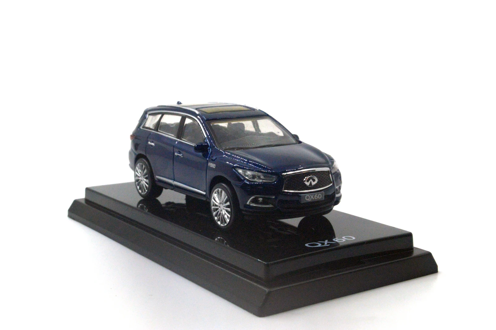 Модель Paudi 1/64 1:64 1 64 масштаб Infiniti QX60 2017 Синий литой игрушечный автомобиль