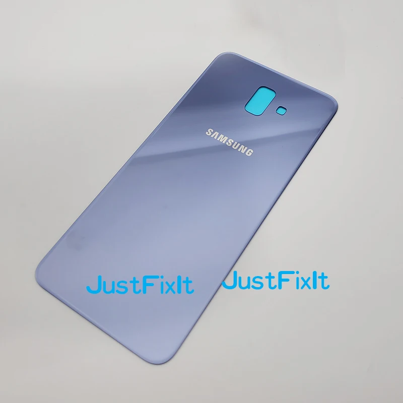 Для SAMSUNG Galaxy J6 Plus J610 + 2018 J610F SM J610FN J610FN/DS Задняя крышка батареи Дверь стеклянная