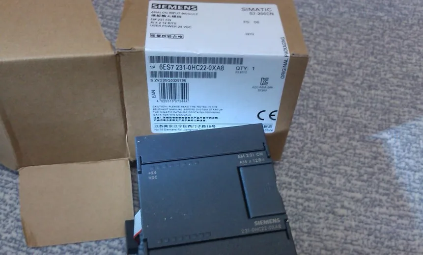 Новый или б/у 6ES7231 0HC22 0XA8 SIMATIC S7 200 аналоговый вход EM 231 4AI DC 0 10V 12 BIT|bits|input |