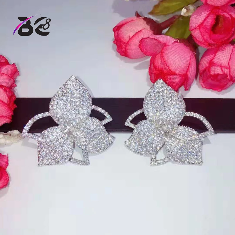 

Женские серьги-гвоздики с фианитом, E817