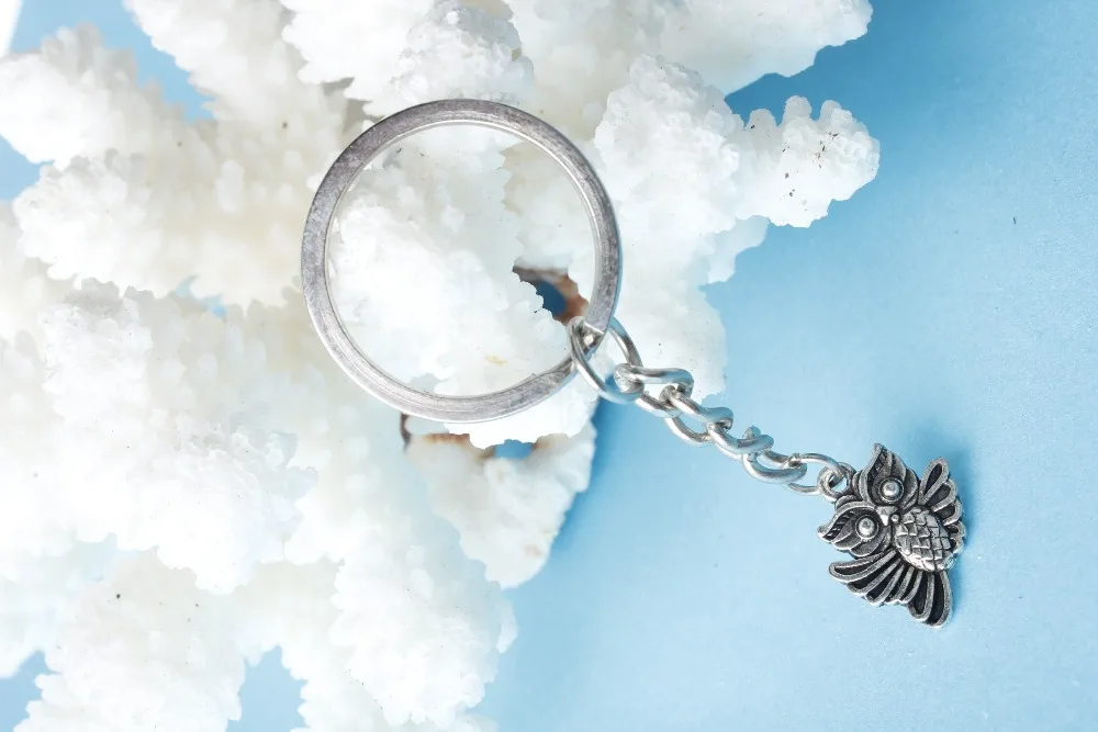 10 штук оптовая продажа лучшего подарка ювелирных изделий - Гарри Поттер милый серебряный сова подвеска брелок модные ювелирные изделия на.