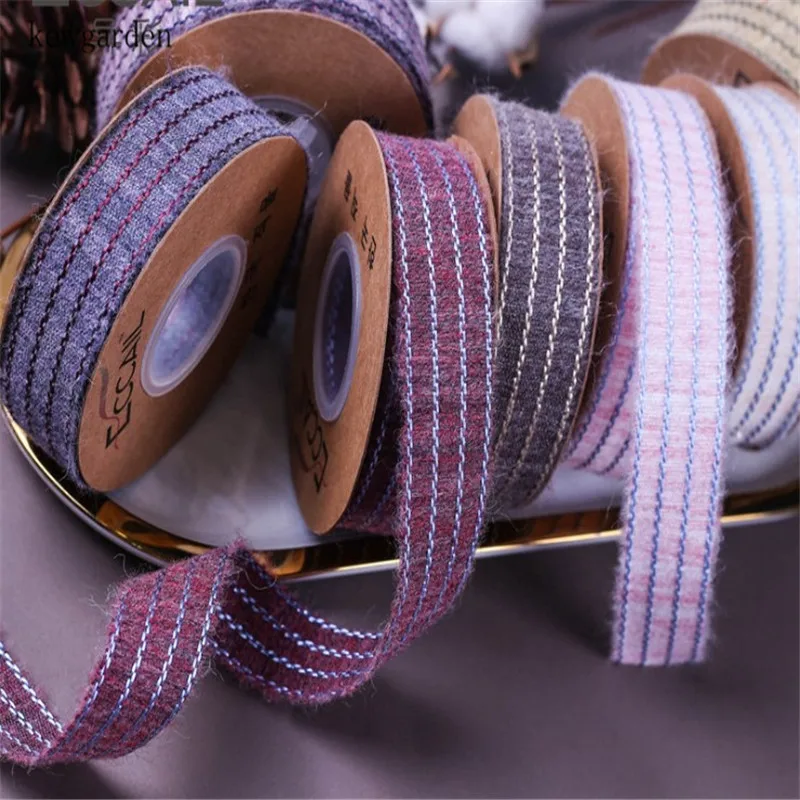 Kewgarden полоса атласные ленты 3/8 &quot1&quot 1 1/2 &quotвручную изготовленная Лента Сделай