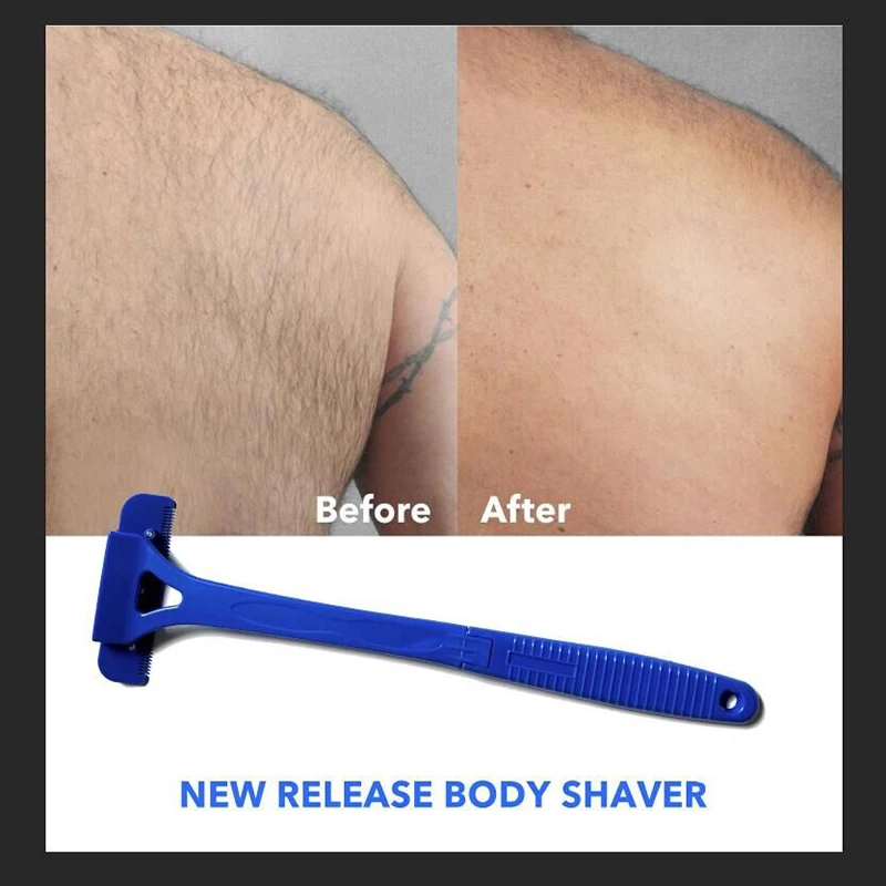 

Manual Blue Back Hair Shaver Trimmer High Quality Adjustable Stretchable Long Handle Removal Razors For Men Body Hair Razors