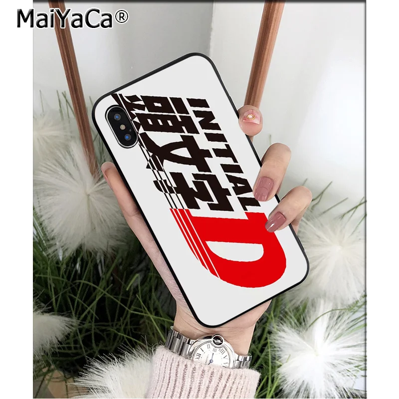 MaiYaCa INITIAL D AE86 TPU мягкий черный чехол для телефона Apple iPhone 8 7 6 6S Plus X XS MAX 5 5S SE XR