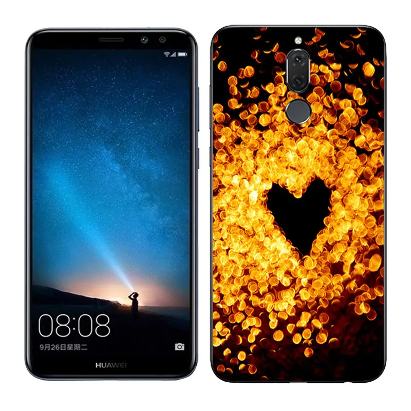 Мягкий силиконовый чехол 5 9 дюйма для Huawei Nova 2i блестящий телефона Mate 10 Lite / nova Maimang 6