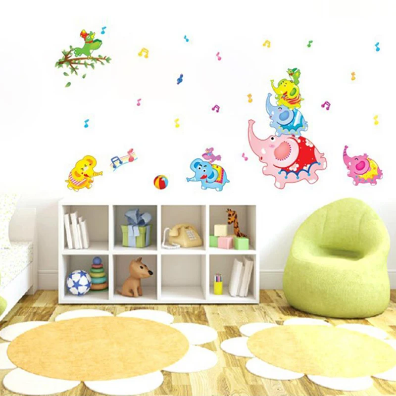 

Zs Sticker Elephant Wall Stickers Children Room Home Decor Elephant Vinyl Kids Room Decal Baby Room Nursery Decor