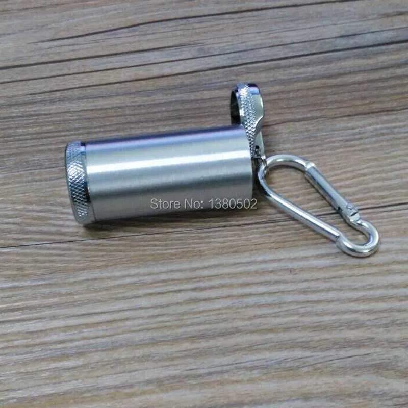 New Listing Top Grade Silver Color Pocket Portable Smokeless Windproof Ashtray With Carabiner For Outdoor | Дом и сад