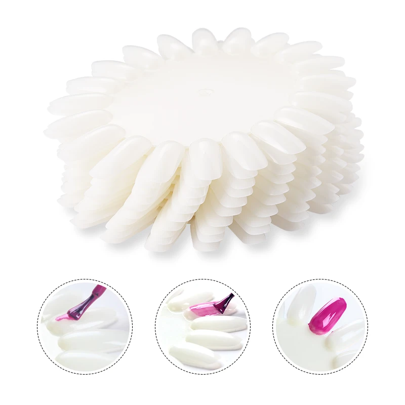 10 шт./лот прозрачные гелевые наклейки на колеса для дизайна ногтей|clear tips|gel tipstips for