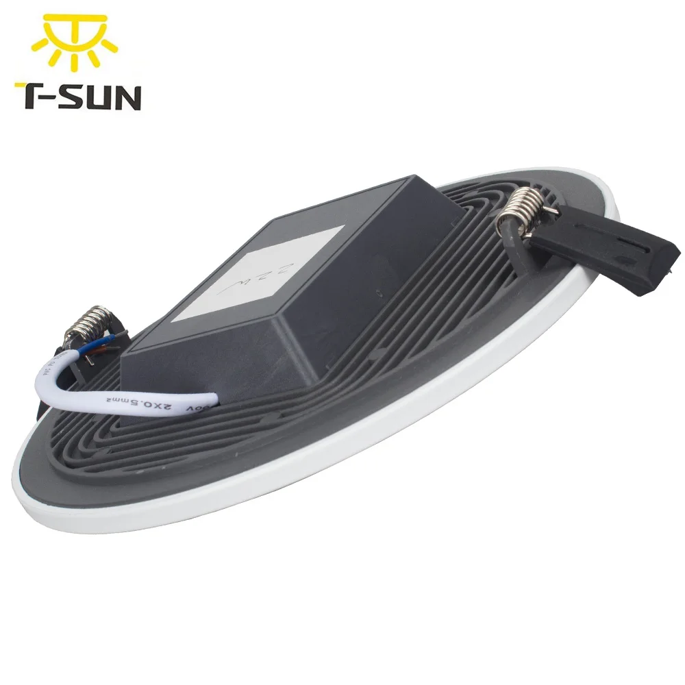 4 шт. светодиодный упаковка светодиодные пансветильник с черным основанием