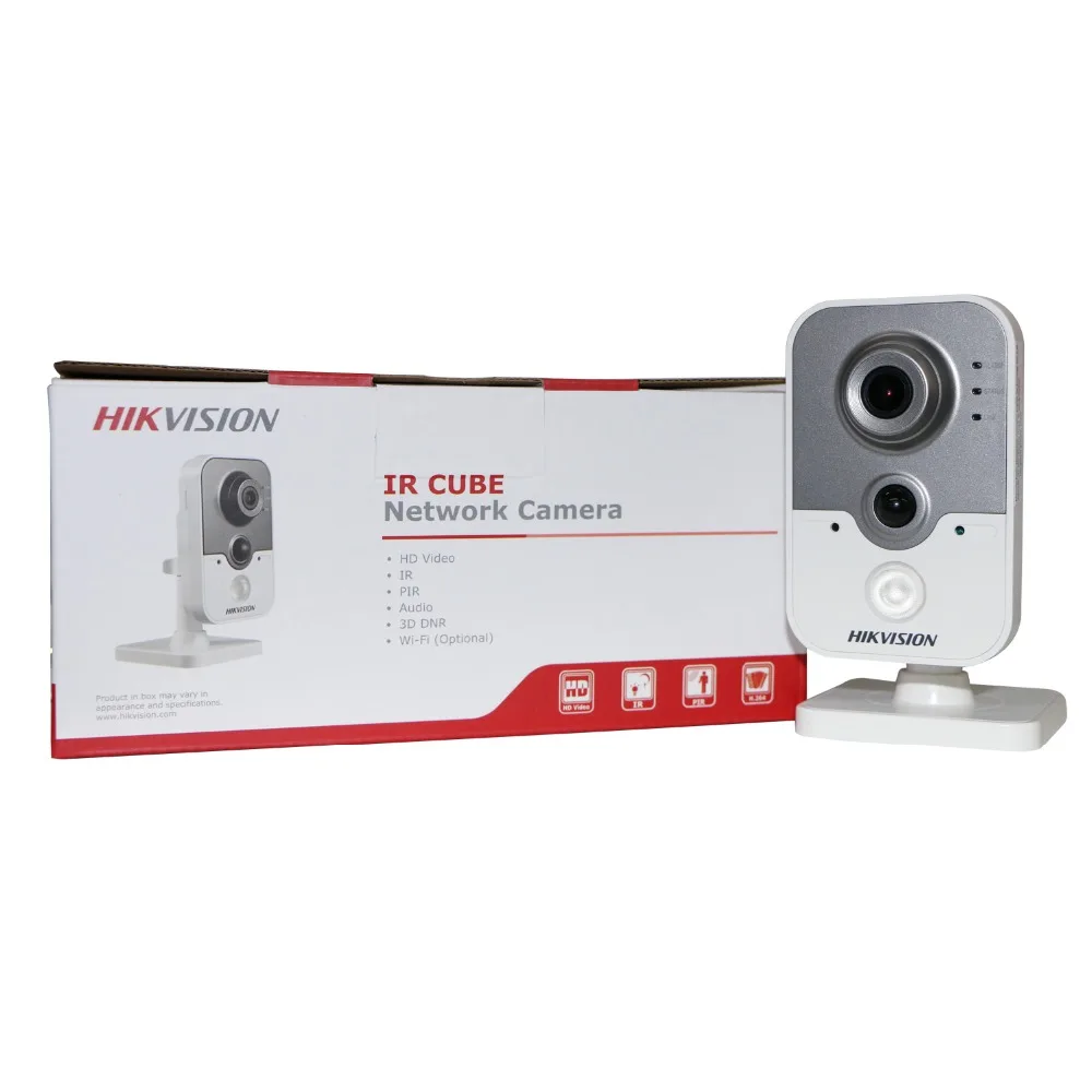 Hikvision 4MP IR Cube HD аудио микрофон Wi-Fi ip-камера Onvif домашняя охранная камера наблюдения ночное видение камера DS-2CD2442FWD-IW