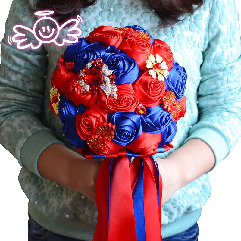 Свадебное украшение красный и грязевая классика в китайском стиле Роскошные