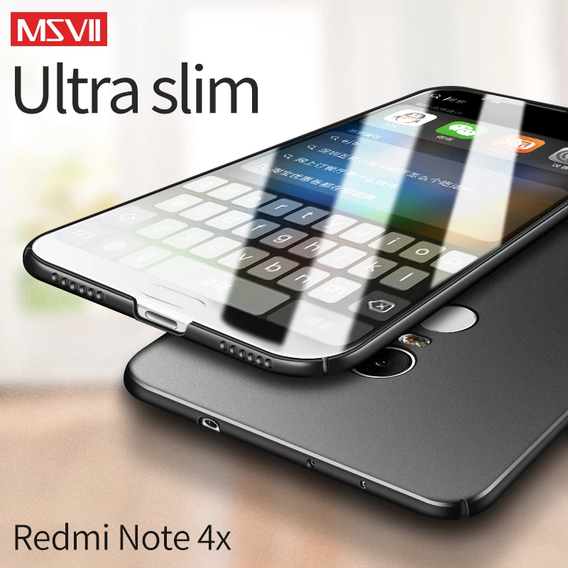 Msvii Case for Xiaomi Redmi Note 4 4X Pro Cover Luxury Thin Full Protection Back |