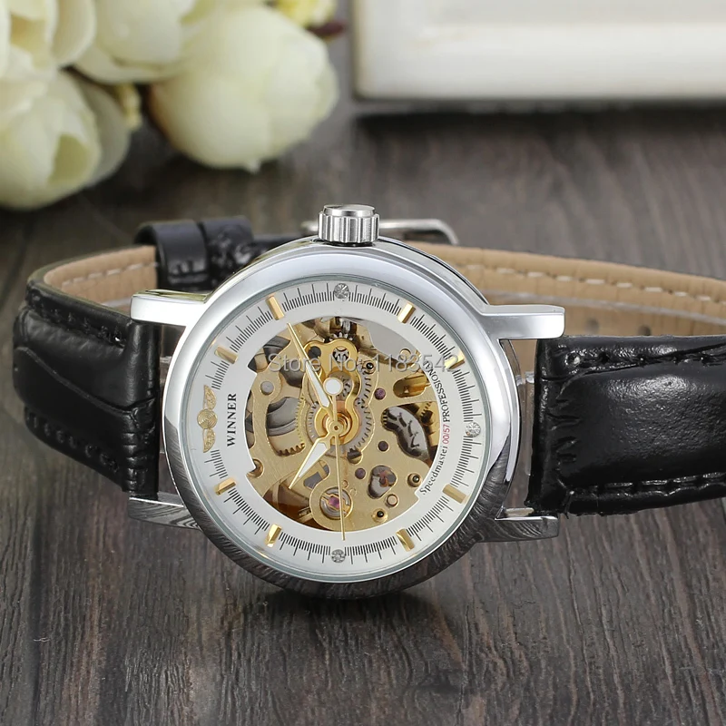 Часы Winner модные женские часы высококачественные Фабричный магазин бесплатная