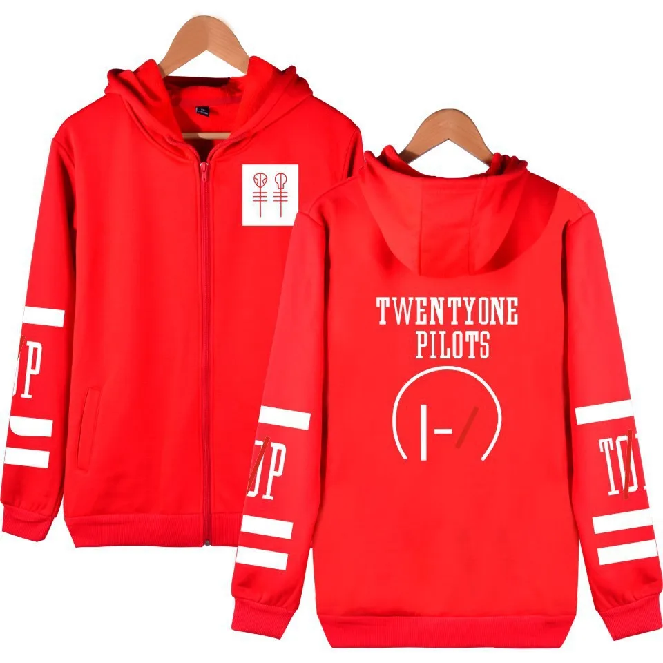 Twenty One Pilots толстовка с капюшоном в стиле хип-хоп мир Тур Толстовка Рок логотипом