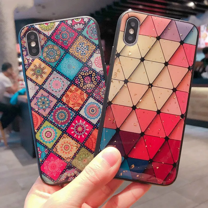 Роскошный чехол для Samsung Galaxy S8 S9 Plus NOTE 9 Note 8 чехлы iPhone 7 6 6s XS Max XR X |