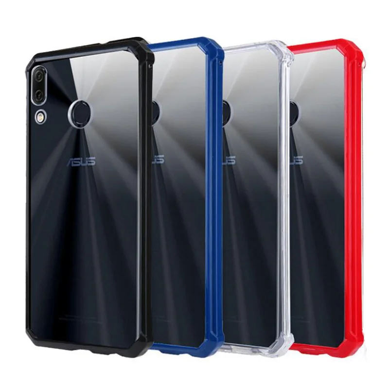 Для Asus ZenFone 5z ZS620KL/Zenfone 5 ZE620KL ASUS_X00QD Кристальный Гибридный Бампер прозрачный жесткий акриловый чехол-накладка для телефона
