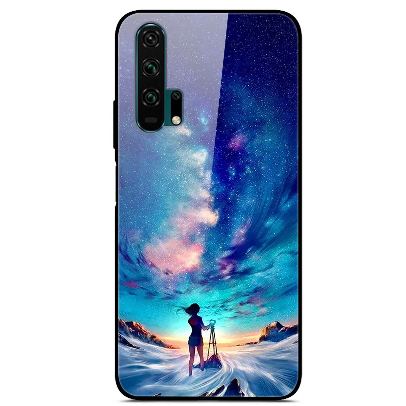 02 Чехол из закаленного стекла для huawei Honor 20, чехол для huawei Honor 20 Pro, чехол Honor20 Pro 6,26" - Цвет: 02