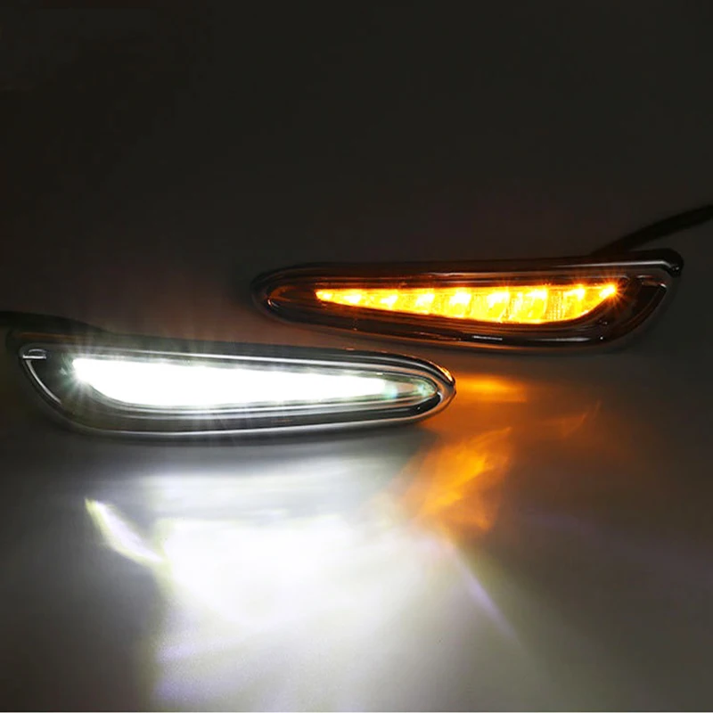 Для Mazda 3 2010 2011 2012 2013 DRL Дневной светильник управлять реле светодиодный 12V желтый