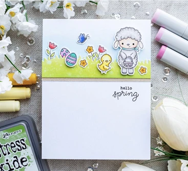 TPP весенние прогулки маленьких животных прозрачные резиновые штампы/Детские