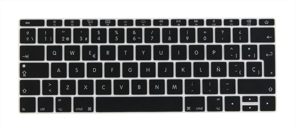 Чехол для клавиатуры с испанской евроклавиатурой 2016 2018 Macbook Pro 13 дюймов 3 (без