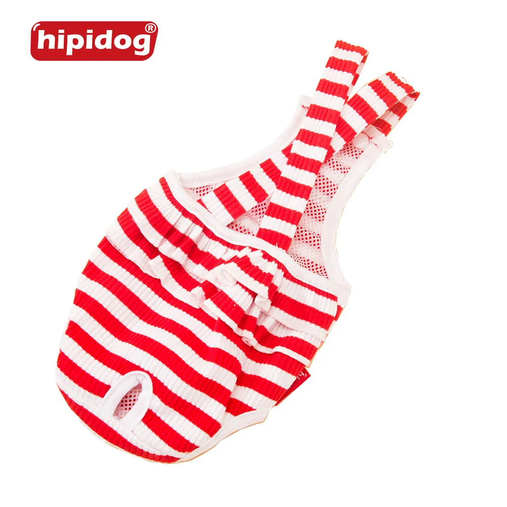 Hipidog Pet Dog Physiological Stripe Pants Cotton Panties Strap Sanitary Underwear Diapers Puppy Shorts | Дом и сад