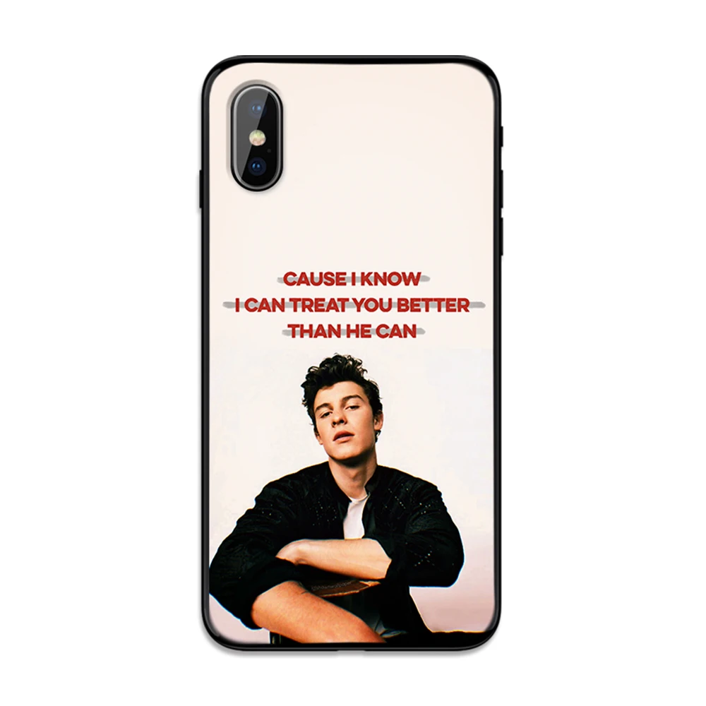 Shawn Mendes Мягкий ТПУ чехол для Apple iPhone 6 6S 7 8 Plus 5 5S SE X XS MAX XR силиконовые чехлы |