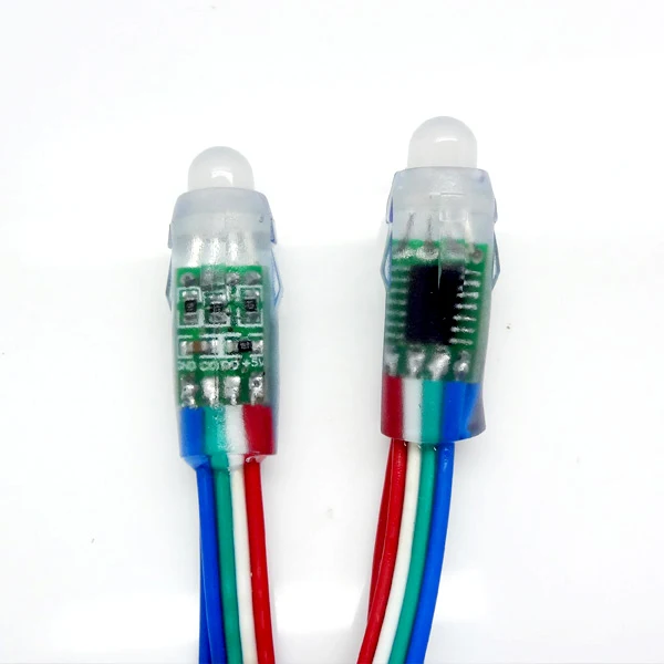 СВЕТОДИОДНАЯ Гирлянда WS2801 с пиксельным rgb-светодиодом 12 мм световой модуль