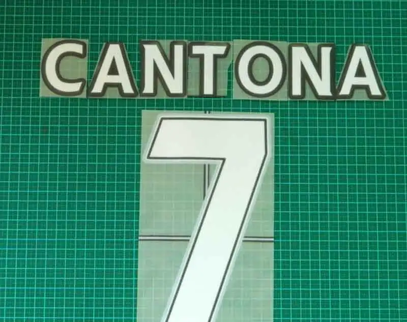 Английская Премьер-Лига 07-13 Белый именной номер EPL 2007-2013 velvet nameset
