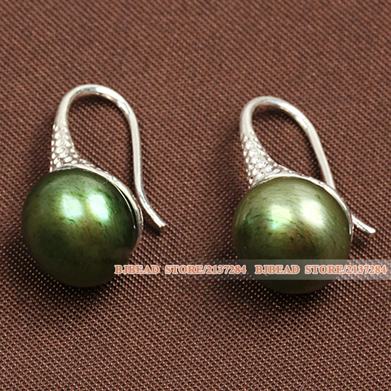 Серьги ручной работы в простом стиле из натурального риса форме армейского