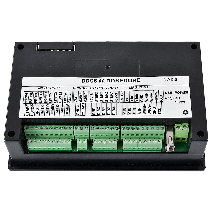 

DDCSV2.1 500KHz CNC 4-Axis Engraving Machine Controller Motion Control System G Code Stepper Motor Driver