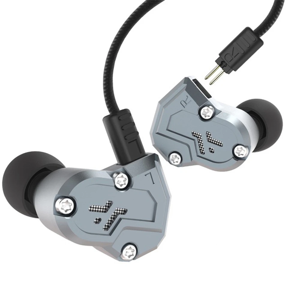RevoNext QT3 2DD+ 2BA Hi-Fi стерео наушники-вкладыши высокого Разрешение наушники 2 Pin кабель гибридная гарнитура уравновешенным якорем наушники