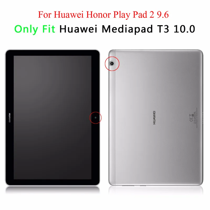 Флип чехол из искусственной кожи с подставкой для Huawei MediaPad T3 10 флип планшета Honor