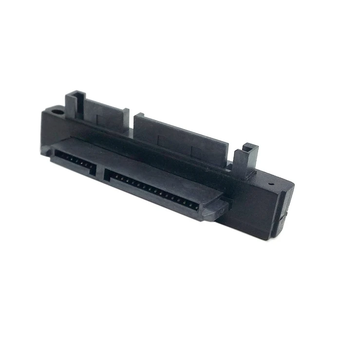 Переходник удлинитель SATA 22Pin 7 + 15 папа 22P мама под прямым углом 90 градусов|sata 22pin|sata