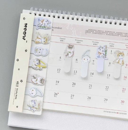 

1 Pcs Cute Kawaii Rabbit/Cat/Bear Memo Pad Sticky Notes Bookmark School Office Supply Note Paper Scrapbooking Sticker
