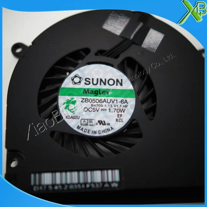 Новинка для MacBook Pro 13 3 &quotA1342 A1278 CPU охлаждающий вентилятор 2008-2012 года 922-8620 661-4946 Φ |