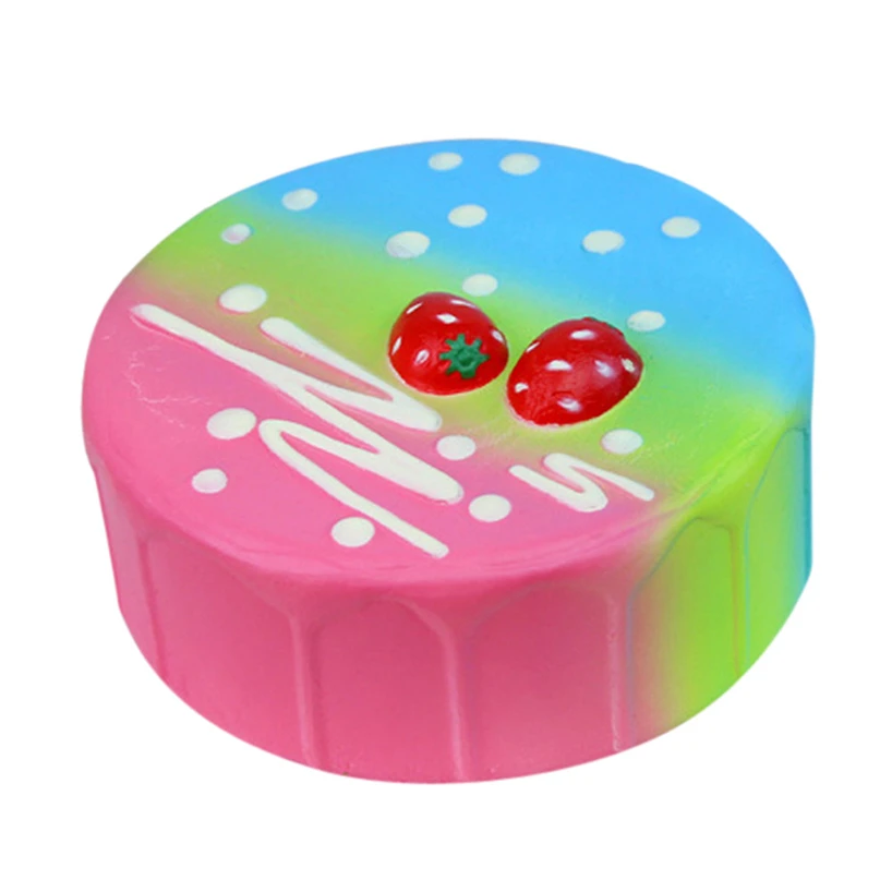 Новинка 2018 мини кавайные мягкие ремни для телефона милая Клубничная форма торта