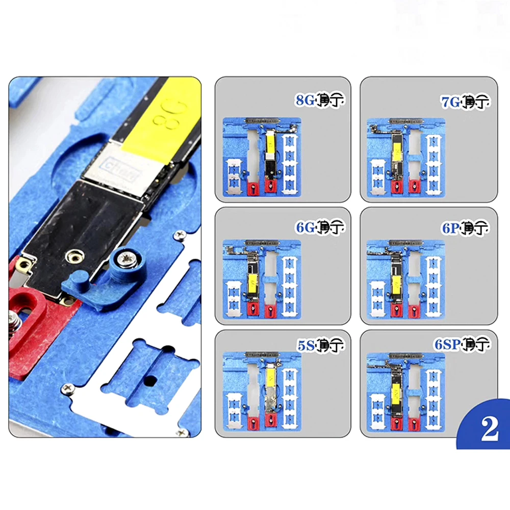 Зажимы для материнской платы iPhone 5S 6 P S 6SP 7 8 крепеж PCB держатель Fix форма ремонта BGA
