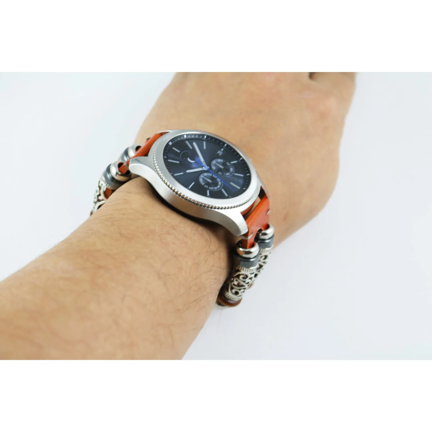 Ремешок для часов Amazfit классический браслет ручной работы из натуральной кожи