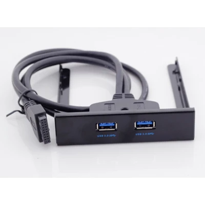 2 Ports USB3.0 PCI Express Card Bracket Front Panel Floppy Drive Expander Hub USB 20pin header Bay mounting |