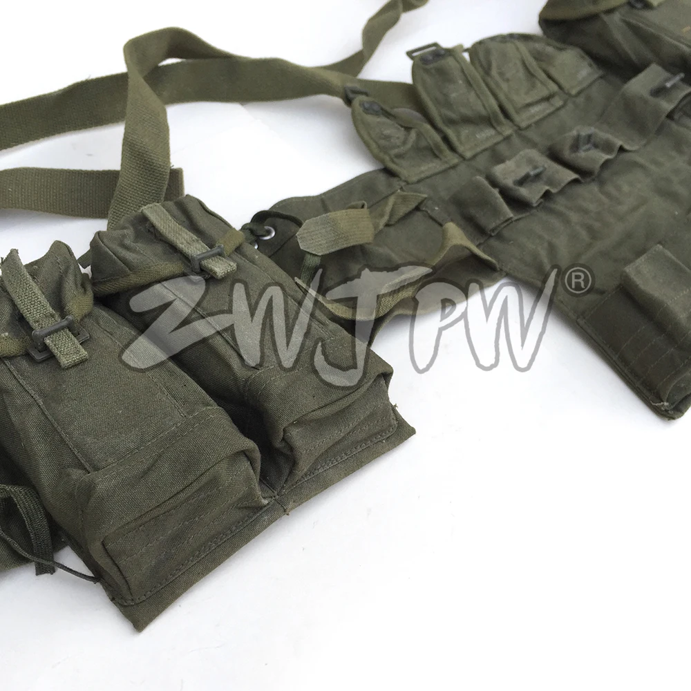 Оригинальный WW2 китайские военные армия Вьетнамская война Тип 63 холст отдельного