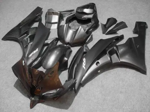 Комплект обтекателей под давлением для YAMAHA YZFR6 06 07 YZF R6 2006 2007 YZF600 yzfr6 матовый черный