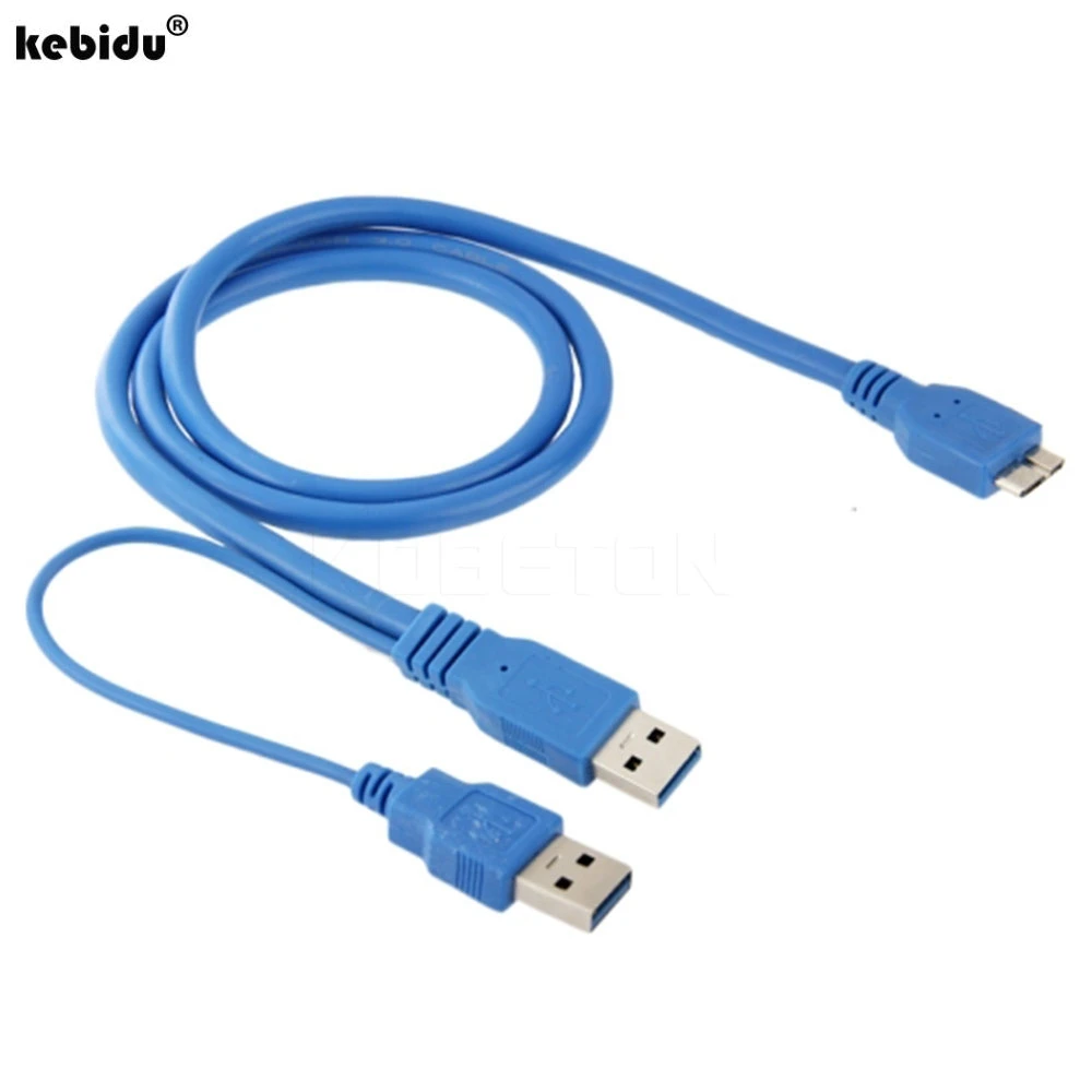 Двойной USB 3 0 A к Micro B Y кабель для жесткого диска корпус компьютера Разъем Samsung Galaxy