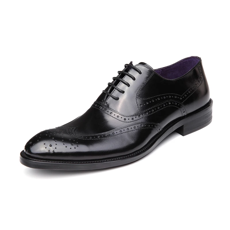 OTTO/Мужская обувь Туфли-оксфорды ручной работы в стиле ретро Обувь из натуральной