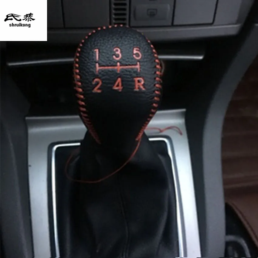 

MT 1 шт. Защитная крышка рычага переключения передач из натуральной кожи для 2009-2011 FORD FOCUS MK1 MK2