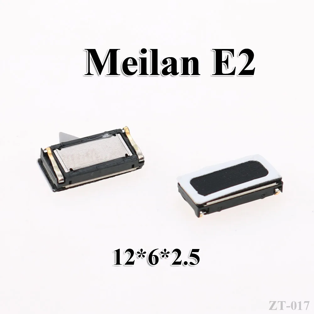 Meilan E2 2 шт передний верхний наушник, динамик, звуковой приемник для Meizu Meilan Note/S6/6/A5/5 5S/3 S/2/E2/E/X x8/U20/Note 6 5 3 2/металлическая конструкция - Цвет: Meilan E2