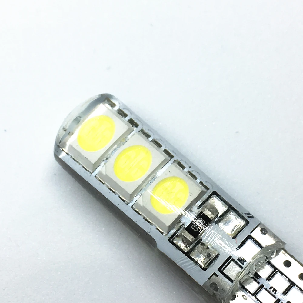W5W светодиодный T10 194 2825 WY5W 6 SMD led силикагель водонепроницаемый клиновисветильник